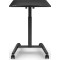 Мобільний стіл з регулюванням висоти SENSE7 70×52 см, механічний, чорний