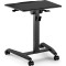 Мобільний стіл з регулюванням висоти SENSE7 70×52 см, механічний, чорний