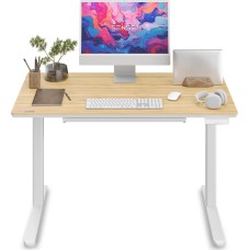 Стіл з регулюванням висоти SENSE7 Newai 120×60 см, електричний, бамбук