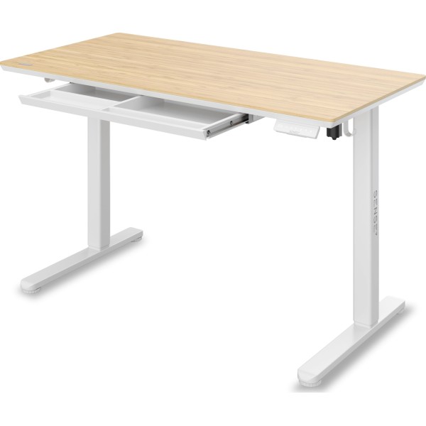 Стіл з регулюванням висоти SENSE7 Newai 120×60 см, електричний, бамбук