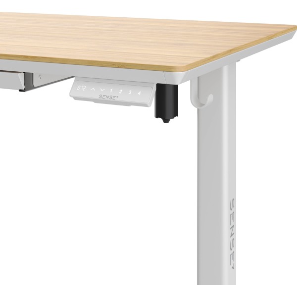 Стіл з регулюванням висоти SENSE7 Newai 120×60 см, електричний, бамбук