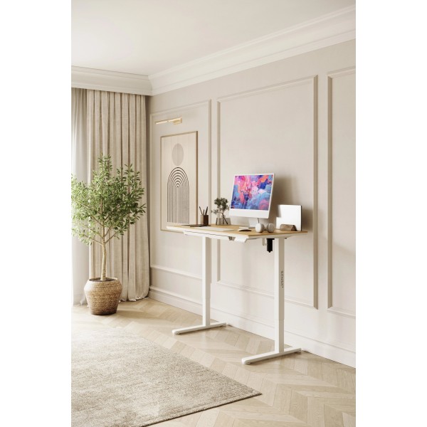 Стіл з регулюванням висоти SENSE7 Newai 120×60 см, електричний, бамбук