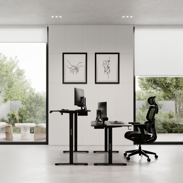 Стіл з регулюванням висоти Sense7 Nojo 140×70 см, електричний, чорний