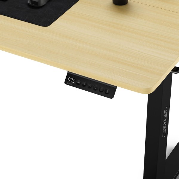 Стіл з регулюванням висоти Sense7 Nojo 140×70 см, електричний, чорно-бежевий