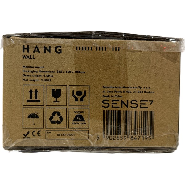 Настінне кріплення для монітора SENSE7 Hang Wall, 17-32''