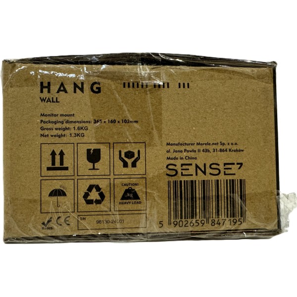 Настінне кріплення для монітора SENSE7 Hang Wall, 17-32''