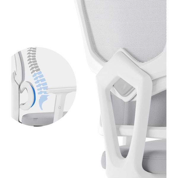 Офісне крісло SENSE7 Veno,  біле