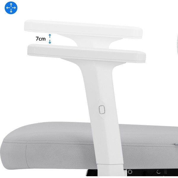 Офісне крісло SENSE7 Veno,  біле