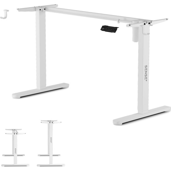 Рама електрична регульована для столу Sense7 Nojo, біла