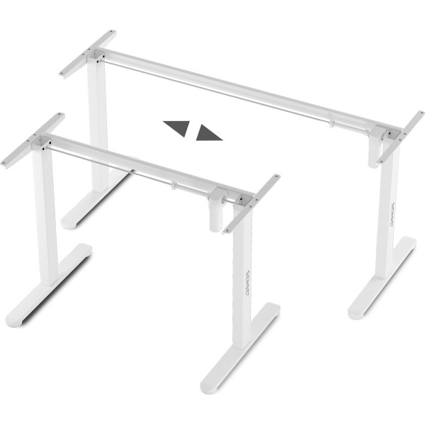 Рама електрична регульована для столу Sense7 Nojo, біла