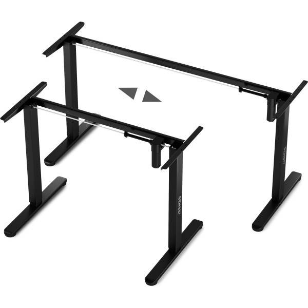 Рама електрична регульована для столу Sense7 Nojo, чорна