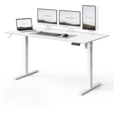 Стіл з регулюванням висоти Sense7 Nojo Light 140×70 см, електричний, білий