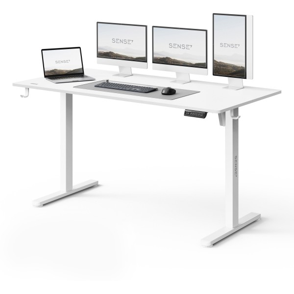 Стіл з регулюванням висоти Sense7 Nojo Light 140×70 см, електричний, білий