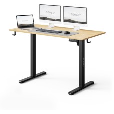 Стіл з регулюванням висоти Sense7 Nojo Light 120×60 см, електричний, чорно-бежевий