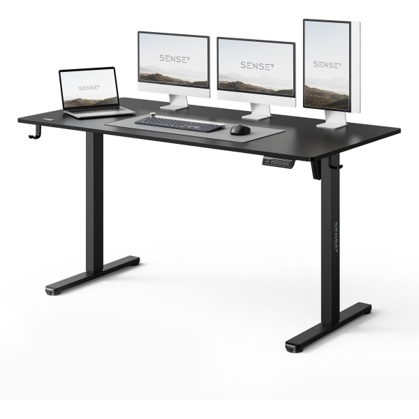 Стіл з регулюванням висоти Sense7 Nojo Light 140×70 см, електричний, чорний