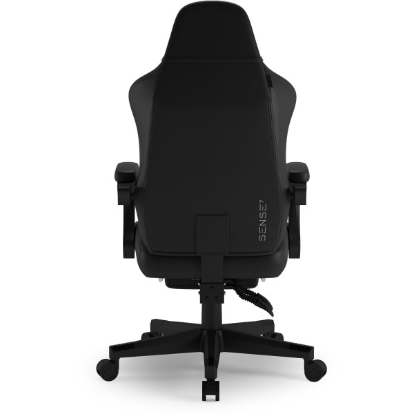 Ігрове крісло SENSE7 Devon, екошкіра, чорне