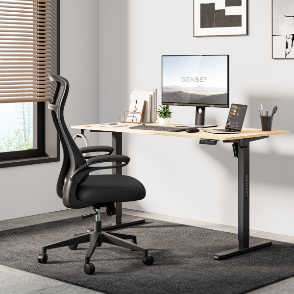 Офісне крісло SENSE7 Revo, чорне