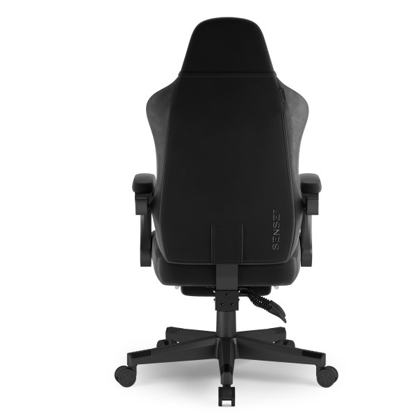 Ігрове крісло SENSE7 Devon, алькантара, чорне