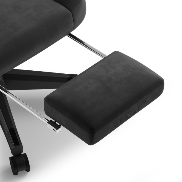 Ігрове крісло SENSE7 Devon, алькантара, чорне