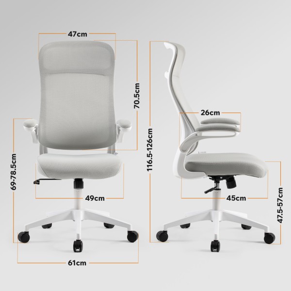 Офісне крісло SENSE7 Revo, сіре