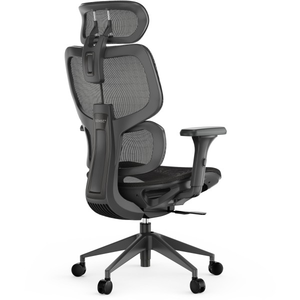 Офісне крісло SENSE7 Nobu, графітове