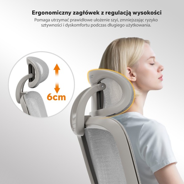 Офісне крісло SENSE7 Neyo, сіре