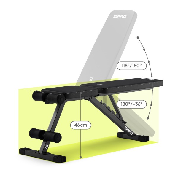 Лавка тренувальна Zipro Stride регульована
