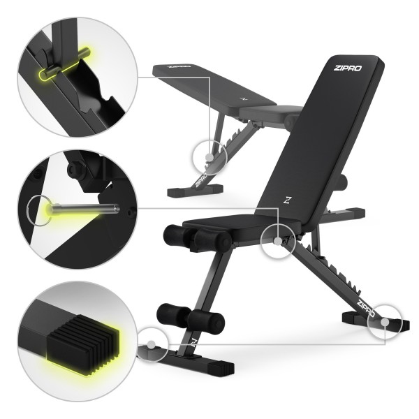 Лавка тренувальна Zipro Stride регульована