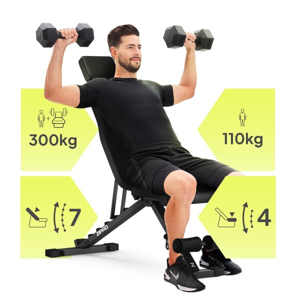 Лавка тренувальна Zipro Grind регульована