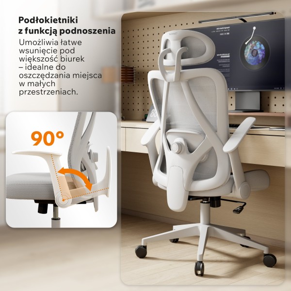 Офісне крісло SENSE7 Noxo, сіре