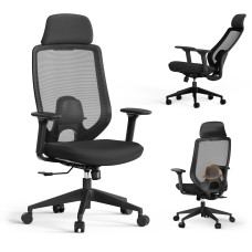 Офісне крісло SENSE7 Nakai, чорне