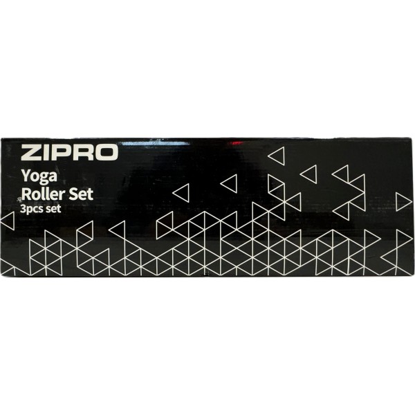 Набір масажних ролерів Zipro Yoga Set 3в1, чорний