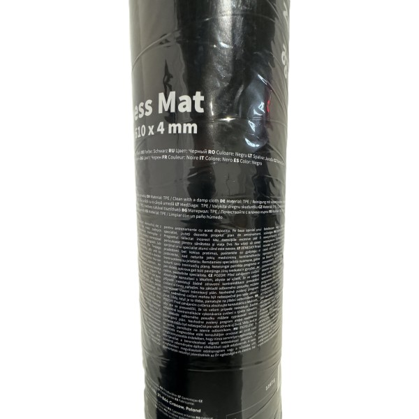 Килимок для тренувань Zipro 173х61 см, 4 мм, чорний