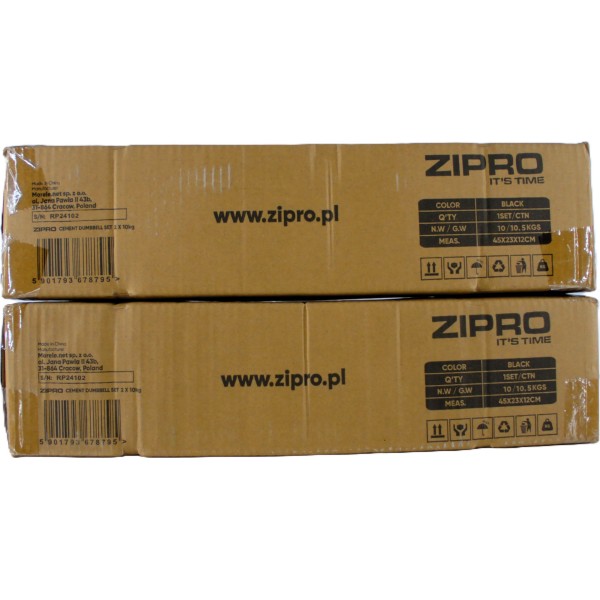 Набір розбірних гантелей Zipro, 2х10 кг