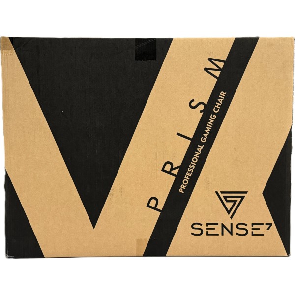 Ігрове крісло SENSE7 Prism, екошкіра, чорне