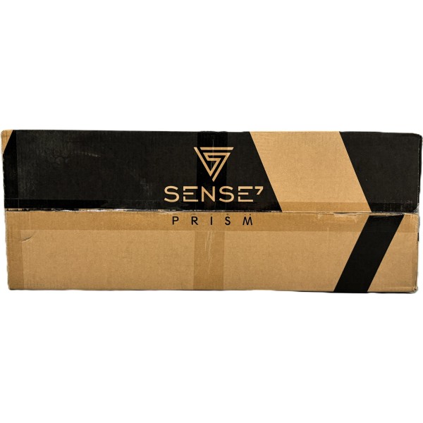 Ігрове крісло SENSE7 Prism, екошкіра, чорне