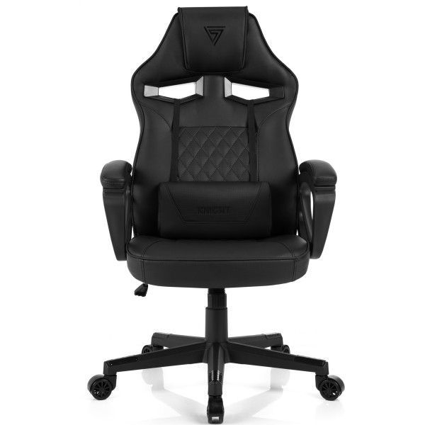 Ігрове крісло SENSE7 Knight, екошкіра, чорне
