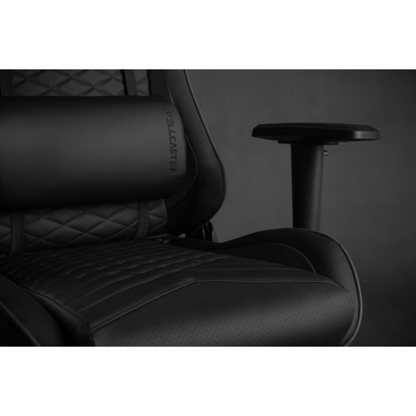 Ігрове крісло SENSE7 Spellcaster, екошкіра, чорне