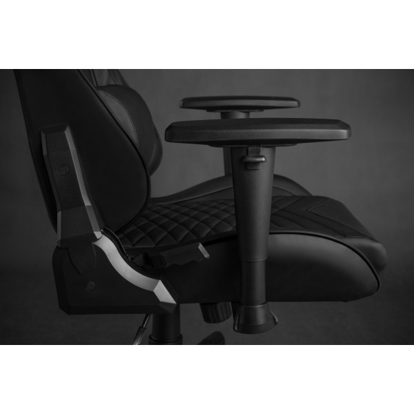 Ігрове крісло SENSE7 Spellcaster, екошкіра, чорне