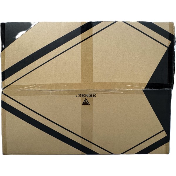 Ігрове крісло SENSE7 Spellcaster, екошкіра, чорно-червоне