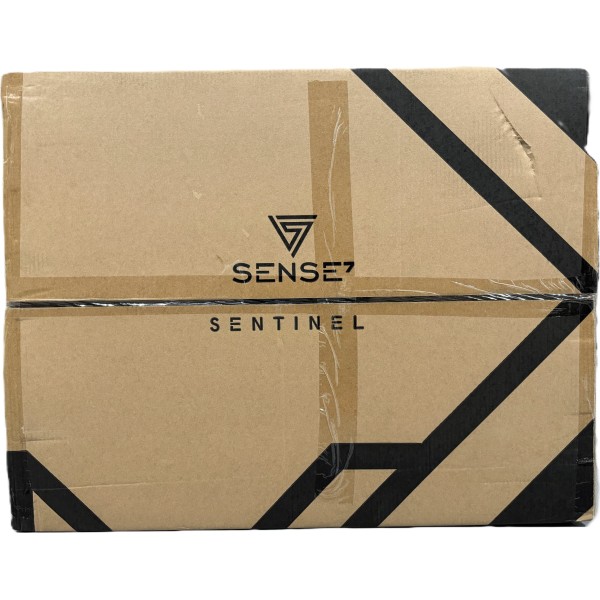 Ігрове крісло SENSE7 Sentinel, екошкіра, чорне