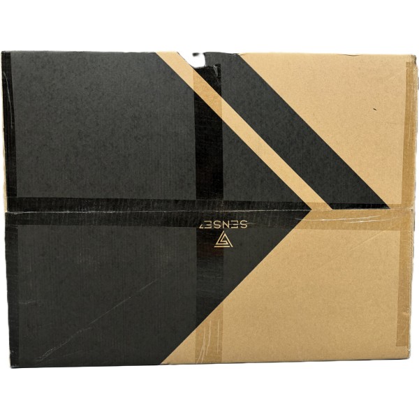 Ігрове крісло SENSE7 Sentinel, екошкіра, чорне