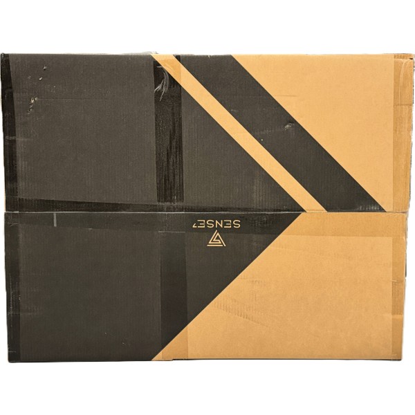 Ігрове крісло SENSE7 Sentinel, екошкіра, чорно-сіре