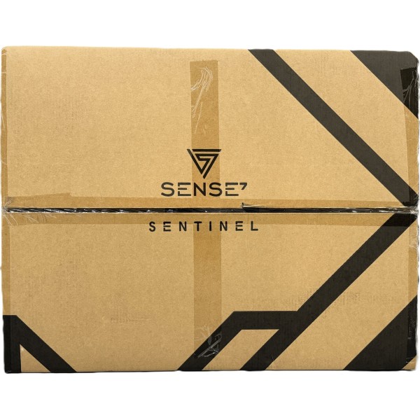 Ігрове крісло SENSE7 Sentinel, екошкіра, чорно-синє