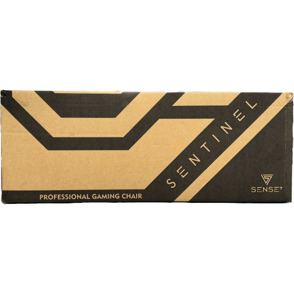 Ігрове крісло SENSE7 Sentinel, екошкіра, чорно-синє