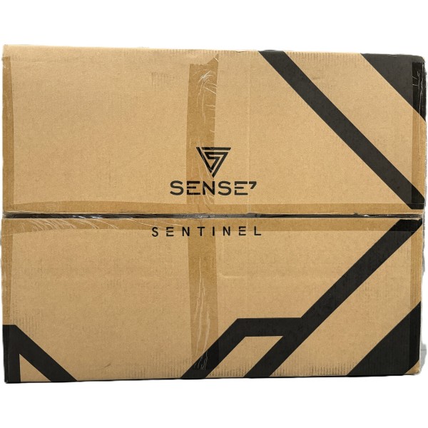 Ігрове крісло SENSE7 Sentinel, тканина, чорне