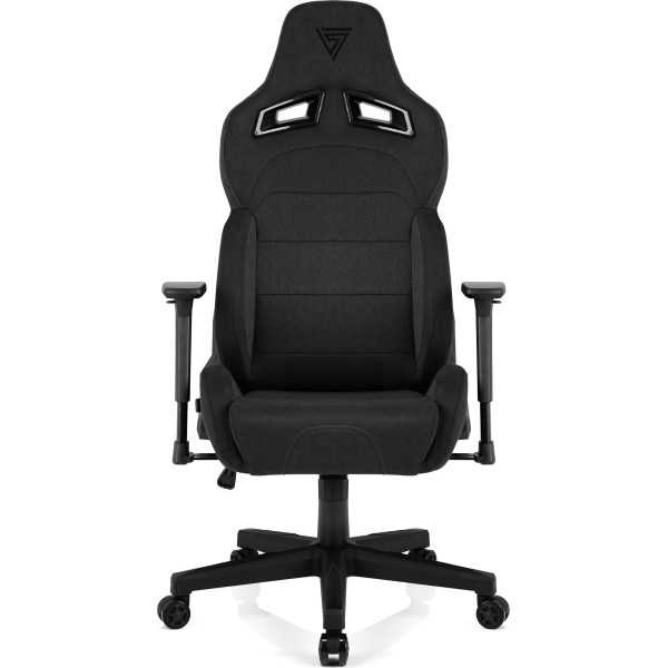 Ігрове крісло SENSE7 Sentinel, тканина, чорне