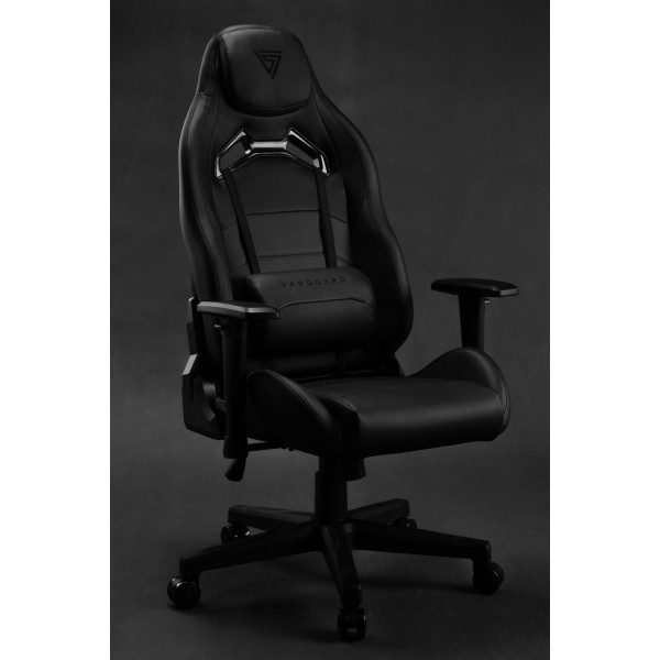 Ігрове крісло SENSE7 Vanguard, екошкіра, чорне