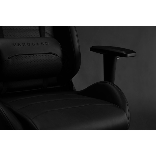 Ігрове крісло SENSE7 Vanguard, екошкіра, чорне