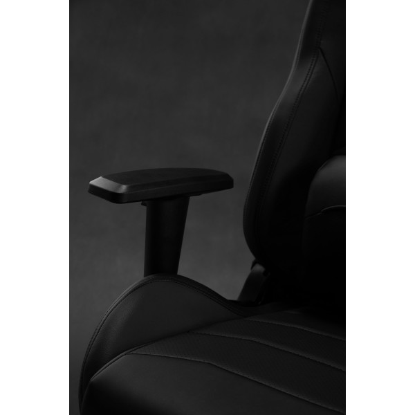 Ігрове крісло SENSE7 Vanguard, екошкіра, чорне